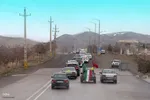 راهپیمایی خودرویی در قزوین به مناسبت نیمه شعبان