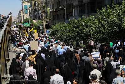 تشییع پیکر مطهر شهدای حادثه تروریستی تهران