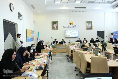نشست خبری علی جم، مدیرعامل شرکت توزیع برق و مدیرکل دامپزشکی استان یزد