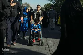 آیین پیاده‌روی جاماندگان اربعین حسینی در تهران(۳)