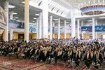 مراسم حماسه حضور بسیجیان در حرم شاهچراغ(ع)