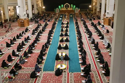 جزء خوانی بیستمین روز ماه مبارک رمضان در حرم شاهچراغ (ع)