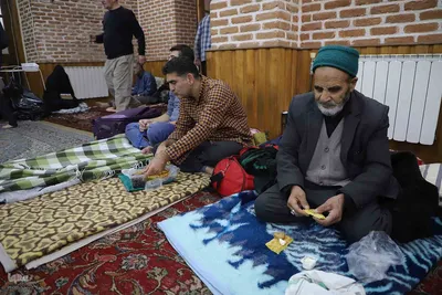 مراسم معنوی اعتکاف در تبریز
