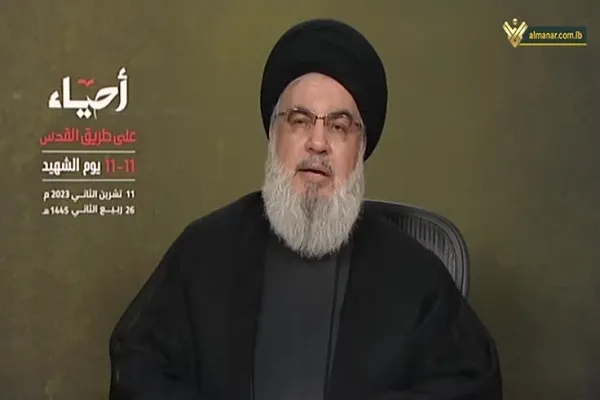 السيد نصرالله يشترط على أمريكا وقف العدوان على غزة للنجاة من عمليات المقاومة
