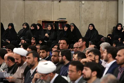 دیدار جمعی از استادان، نخبگان و پژوهشگران دانشگاه‌ها با رهبر انقلاب