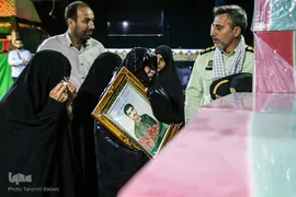 وداع با پیکر شهید محمد رونقی پس از ۲۹ سال
