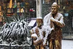 بارش سنگین برف در تبریز‎