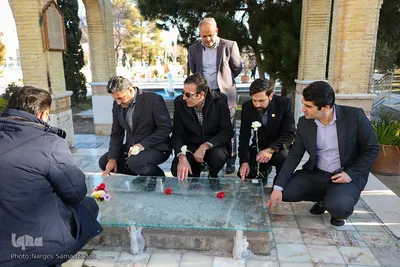 تجدید میثاق جهادگران اصفهانی با شهدا