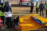 مانور ایمنی در برابر زلزله - اراک/عکاس:طاها نظیری