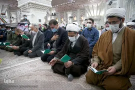 مراسم تجدید میثاق جامعه قرآنی با آرمانهای امام خمینی(ره)