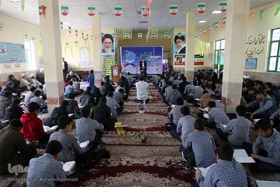 کاروان قرآنی انقلاب در شهرستان دارالصابرین بم