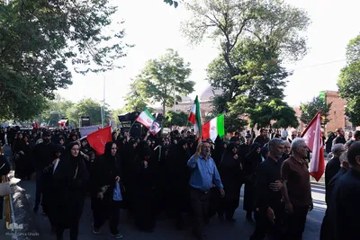 اجتماع عزاداران حسینی در تبریز