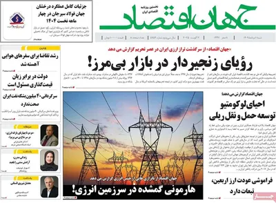 صفحه نخست روزنامه‌های شنبه ۱۱ مرداد ۱۴۰۴