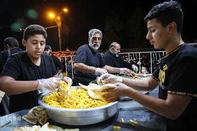 موکب کفیل زینب شیرازی ها در شهر نجف