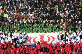 راهپیمایی 22 بهمن در یزد