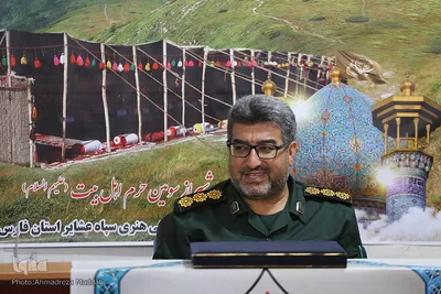 نشست خبری فرمانده سپاه عشایر فارس‎‎