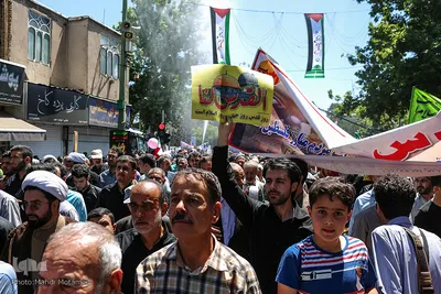 راهپیمایی روز قدس در قزوین