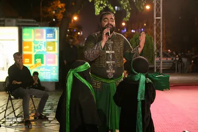 مراسم تعزیه خوانی در خانه هنرمندان تهران