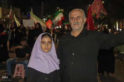تجمع انقلابی مردم ملایر در شب شهادت حضرت رقیه(س)
