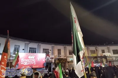 مردم بابلسر در یکصد و بیست‌وهشتمین اجتماع انقلابی با رهبر شهید وداع کردند
