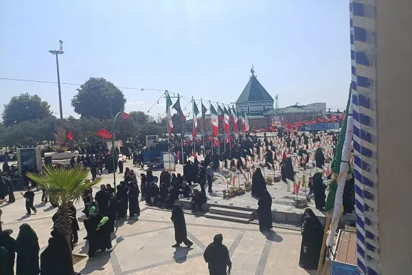 راه پیمایی جاماندگان اربعین حسینی در بابلسر
