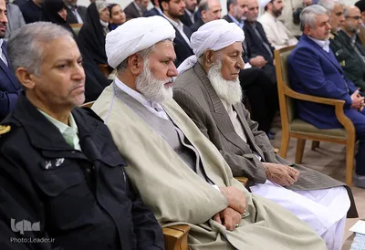 دیدار دست‌اندرکاران کنگره شهدای استان سیستان و بلوچستان با رهبر انقلاب