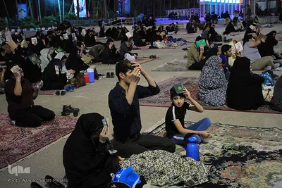 احیای شب نوزدهم ماه مبارک رمضان در امامزاده سید جعفر محمد(ع ) یزد