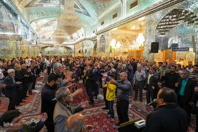 مراسم ظهر شهادت حضرت امام جعفر صادق «ع» در حرم شاهچراغ (ع)‎