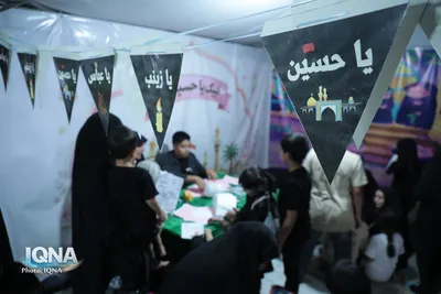 سوگ رضوی در حرم مطهر امامزاده علی بن جعفر(ع) قم