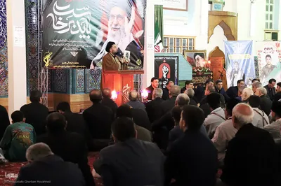 مراسم شام غریبان رهبر شهید انقلاب در اهر