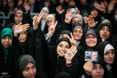 دیدار هزاران نفر از دانشجویان سراسر کشور با رهبر معظم انقلاب