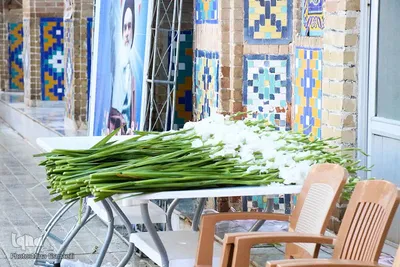 گلباران حجره امام خمینی(ره)