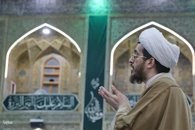حرم امیرالمومنین علی(ع) در شب ولادت آن حضرت