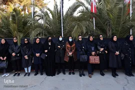 مراسم تشییع و خاکسپاری پیکر آتش نشان شهید «قریب رضا دارابی»