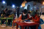 نورافشانی آسمان حرم شاهچراغ(ع)