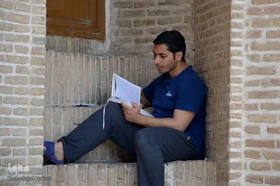 مراسم اعتکاف در مسجد جامع قم