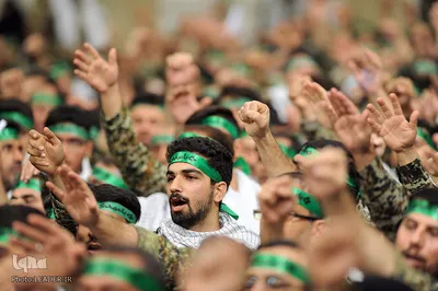 دیدار هزاران نفر از بسیجیان سراسر کشور با رهبر معظم انقلاب