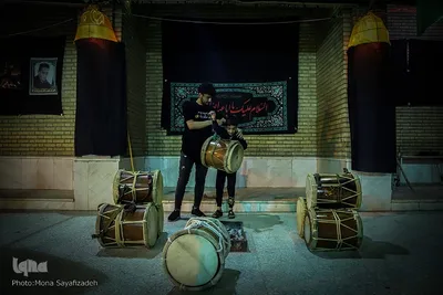 مراسم سینه‌زنی بوشهری در مسجد امام سجاد(ع) اهواز