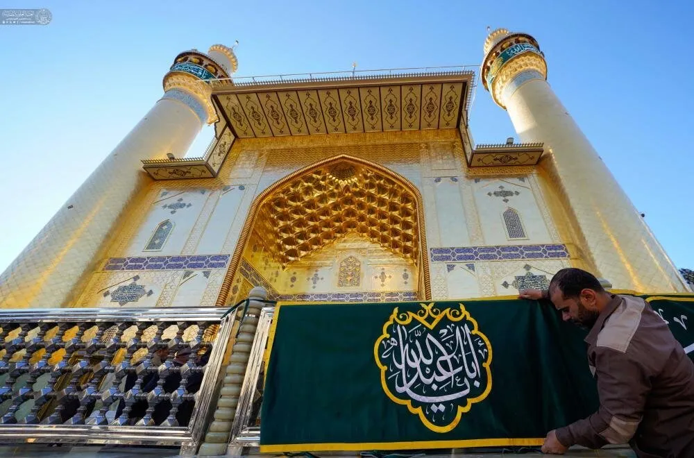 آذین‌بندی آستان علوی به مناسبت اعیاد شعبانیه + عکس