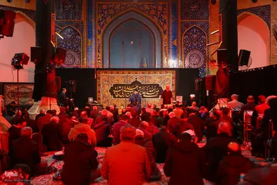 مراسم احیای شب نوزدهم ماه رمضان در مسجد جامع واوان