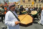 دسته عزاداری روز عاشورا در همدان‎