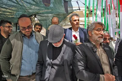 ادای احترام جامعه کلیمیان شیراز به شهدای جنگ رمضان