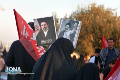 مراسم پیاده روی جاماندگان اربعین حسینی در قم