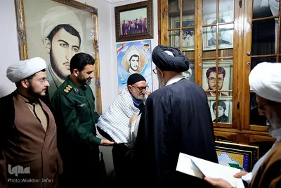 دیدار آیت الله نورمفیدی، نماینده ولی‌فقیه در استان و امام جمعه گرگان با خانواده شهدا