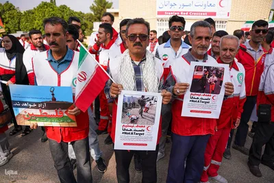 تجمع داوطلبان، امدادگران و کادر درمان جمعیت هلال‌احمر استان فارس‎