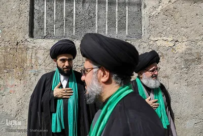 دسته عزاداری سادات و روحانیون شهرستان خمینی شهر