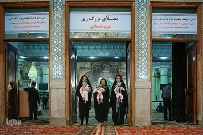 همایش شیرخوارگان حسینی در مصلی شهر ری
