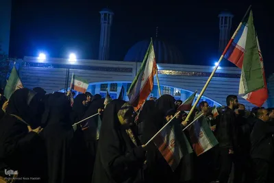 تجمع دانشجویان دانشگاه شیراز در حمایت از ایران مقتدر