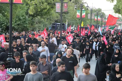 مراسم جاماندگان اربعین حسینی در ملایر