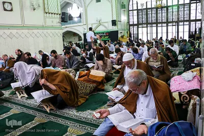 مراسم معنوی اعمال ام داود در حرم عبدالعظیم الحسنی(ع)